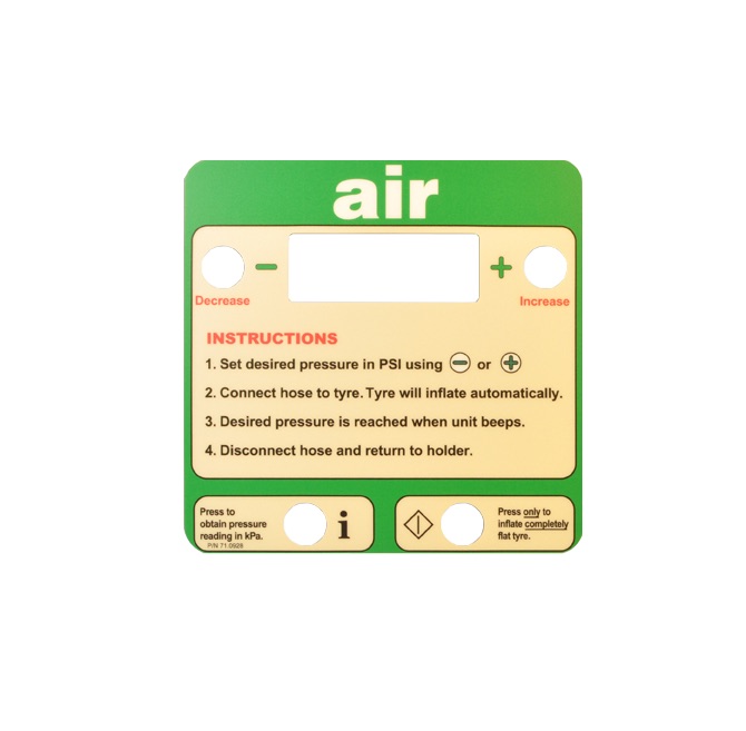 Decal, 1 LCD, BP ENUK, OEA/XDA