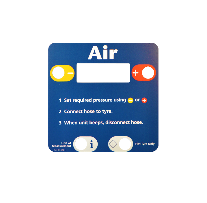 Decal, 1 LCD, CX ENUK, OEA/XDA