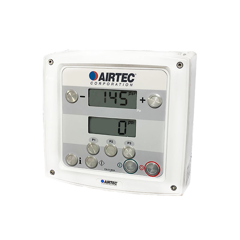 Inflator, XDZ, White, Dual Display High Flow 240V