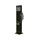 Inflator, Freestanding, Black  w/ Tap (89FEP-1073)
