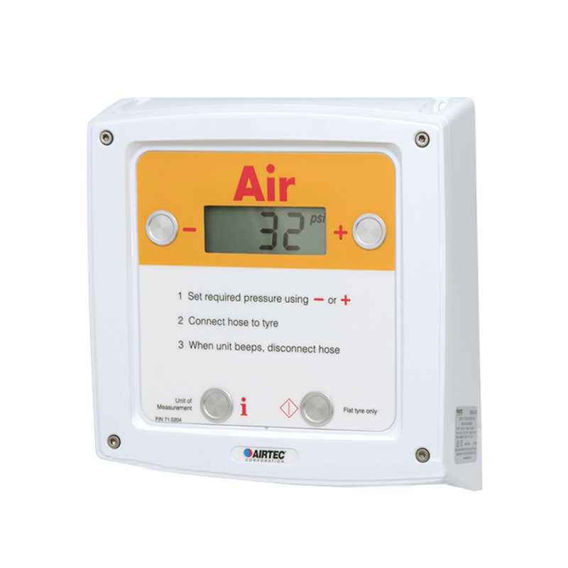 Inflator,XDA, Std Flow, Wall Mount,Shell, Grey Hose