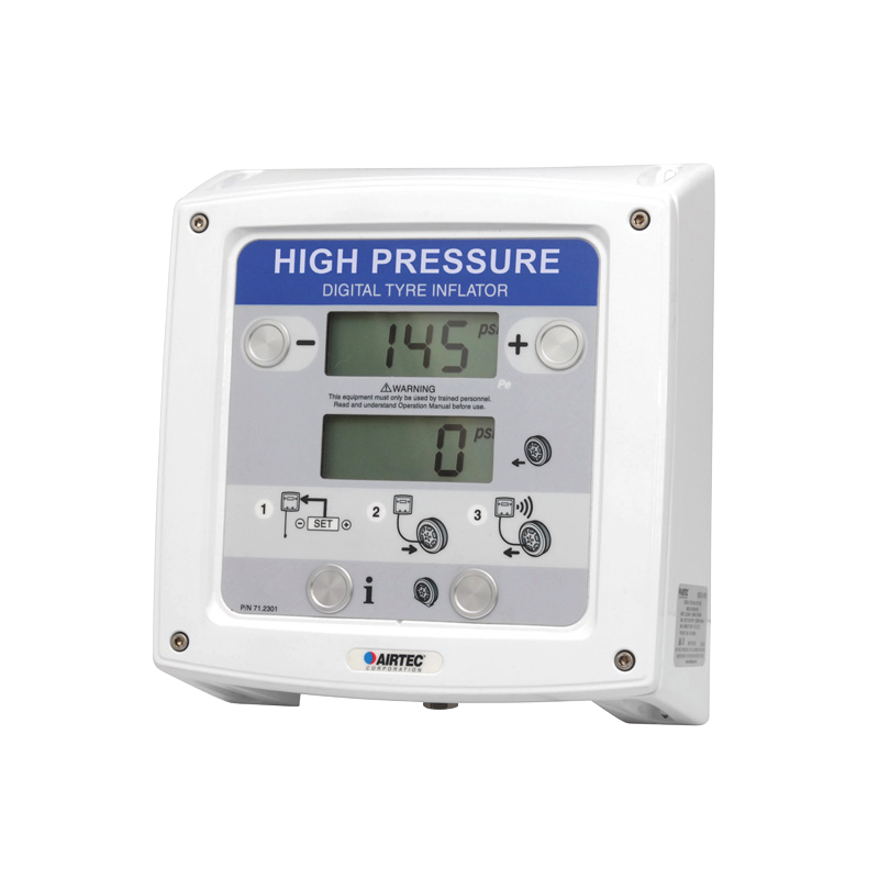 Inflator,XDH, High Press, Wall Mount ,White,20bar dual disp