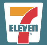 Vinyl Decal, 7-11 Large Logo 