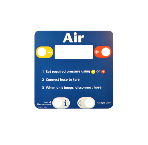 [71.1021] Decal, 1 LCD, CX ENUK, OEA/XDA