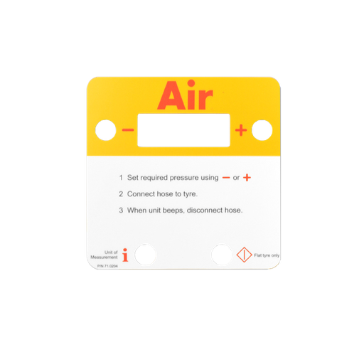 [71.0204] Decal, 1 LCD, SH ENUK, OEA/XDA