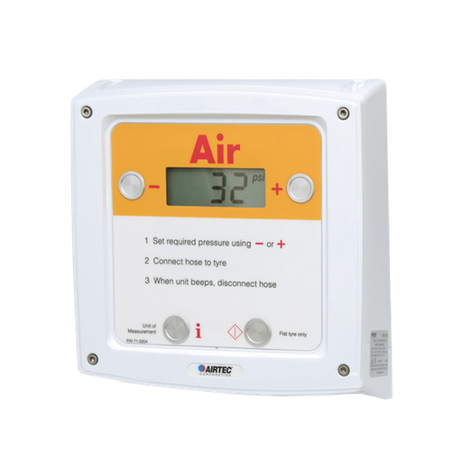 [89XDA-1007] Inflator,XDA, Std Flow, Wall Mount,Shell, Grey Hose