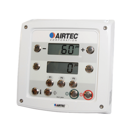 [89XDZ-1018] Inflator,XDZ, High Flow, Wall Mount,White