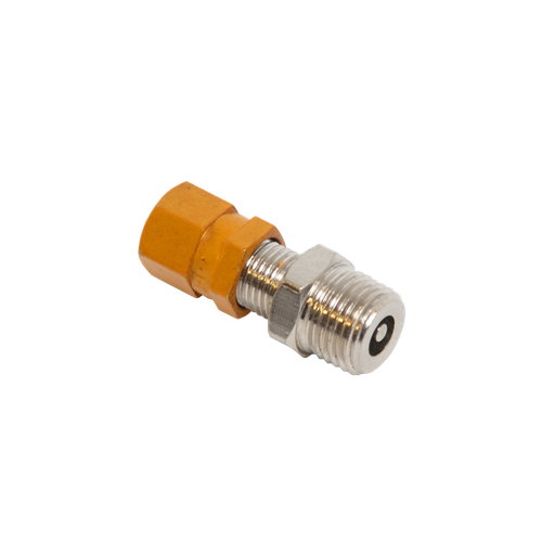 [TV-401-HP] Valve, Tank Valve Short 1/8" NPT x 22mm Nickel Plated-2000Psi