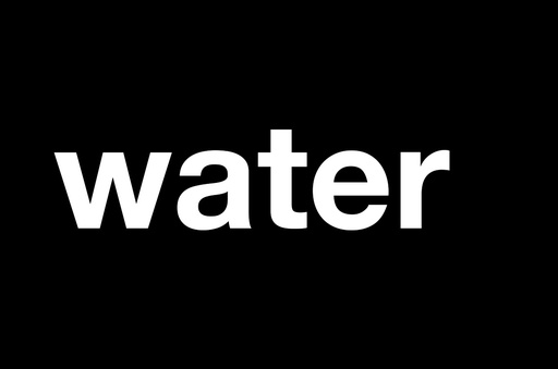 [75.0146] Vinyl Decal, BP 'WATER', BEP/FRP